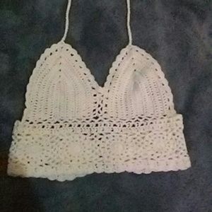 Crochet halter